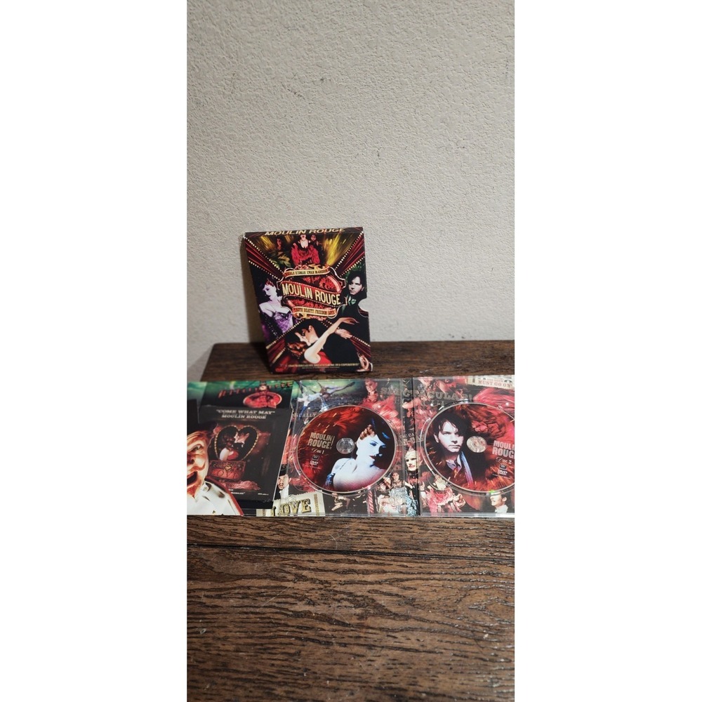 Moulin Rouge DVD Movie‎ 2001 3-Disc Set Vintage Special Edition Set